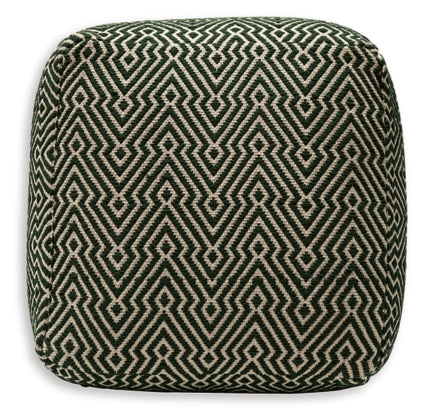 Green Liza Pouf