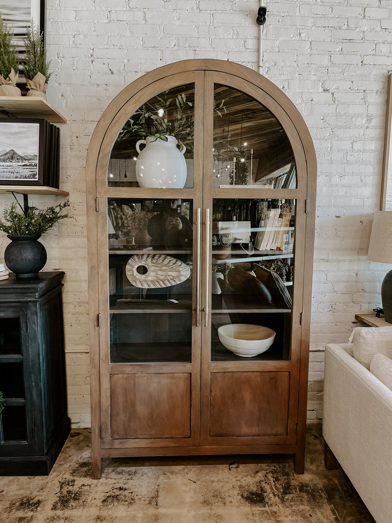 Almira Arched Top Cabinet