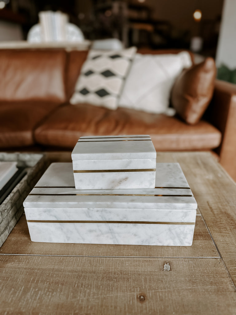 Marble Coffee Table Box