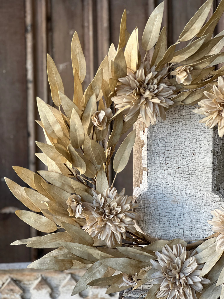 Faux Bloom Wreath