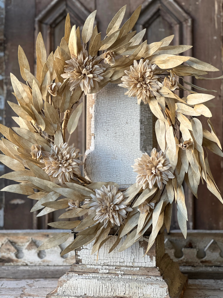 Faux Bloom Wreath