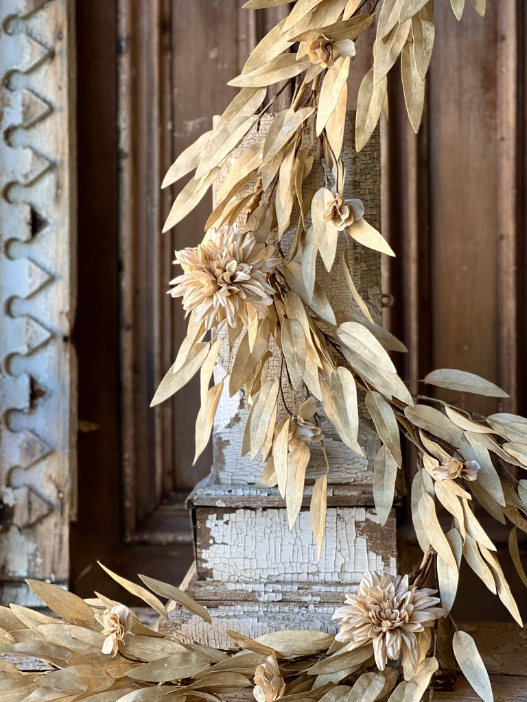 Faux Bloom Garland