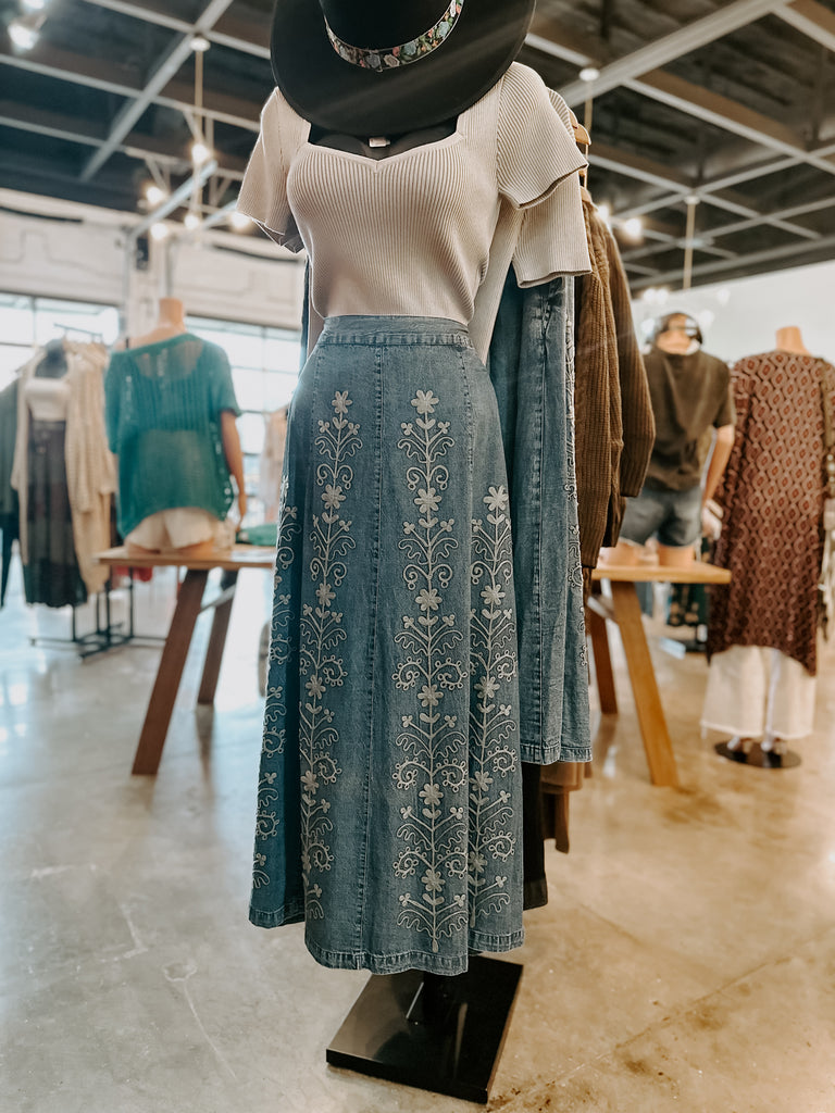 Kira Denim Skirt