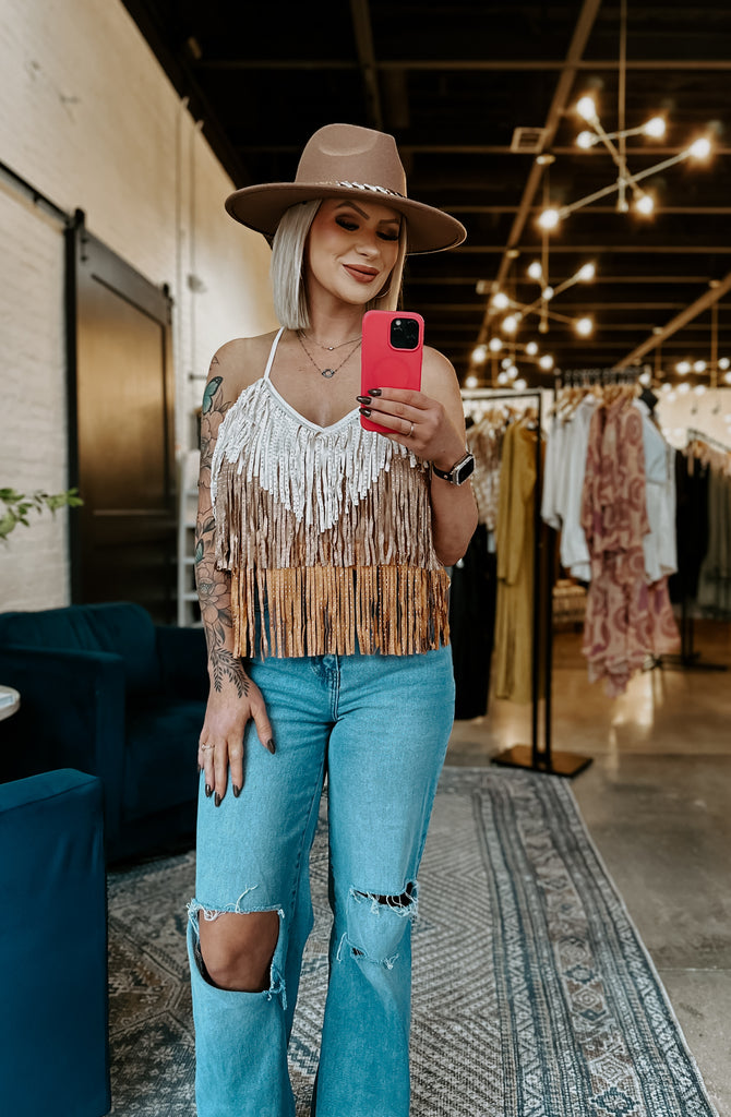 Fringed concert Top