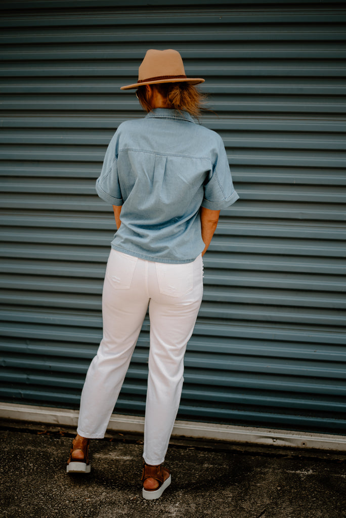Kora White Jeans