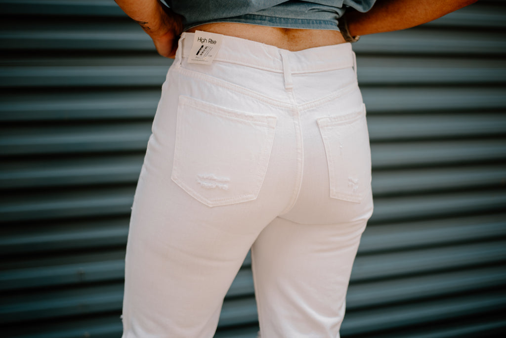 Kora White Jeans