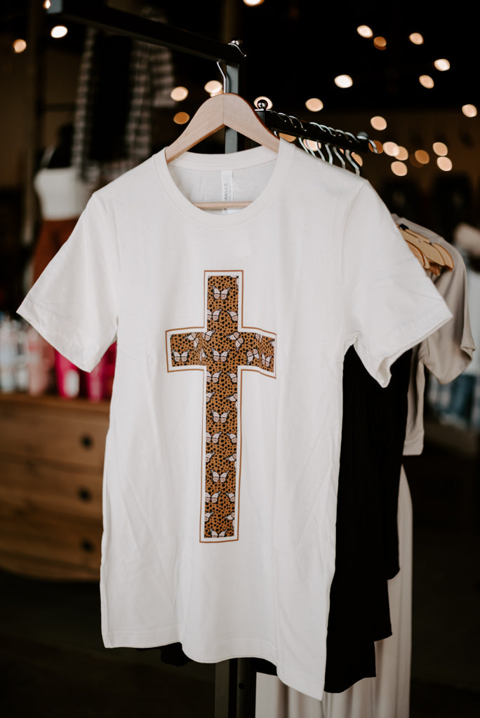 Butterfly Cross Graphic Tee