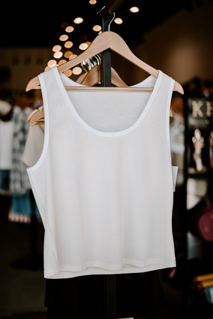 Waffle Knit Tank Top