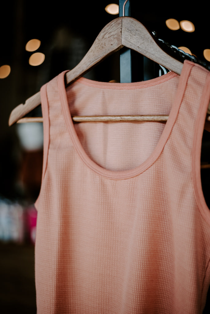 Waffle Knit Tank Top