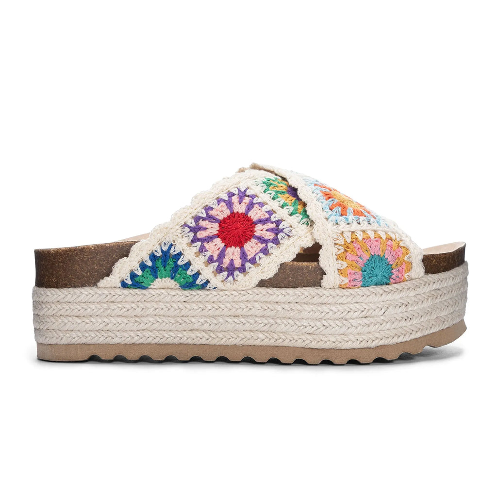 Crochet Platform Sandal