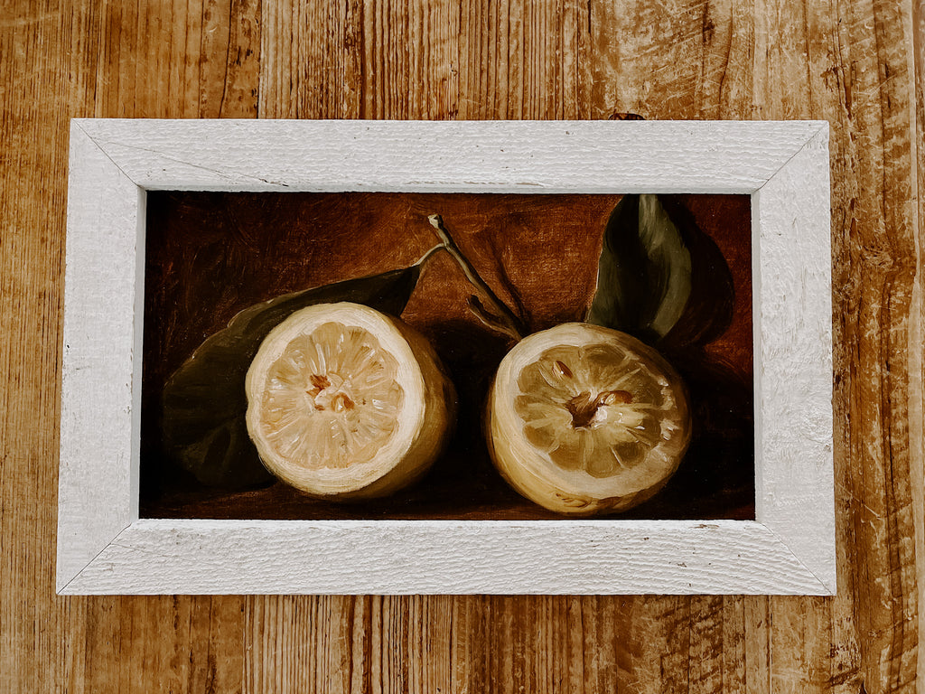 Vintage Lemons Wall Art