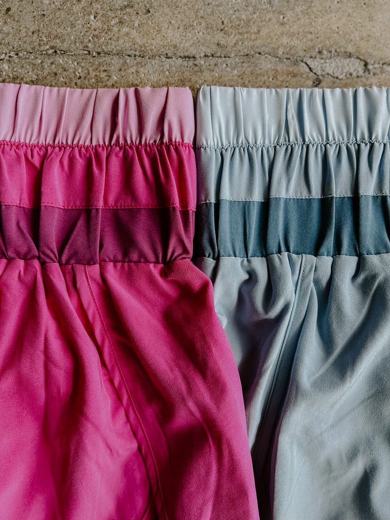 Color Block Active Shorts