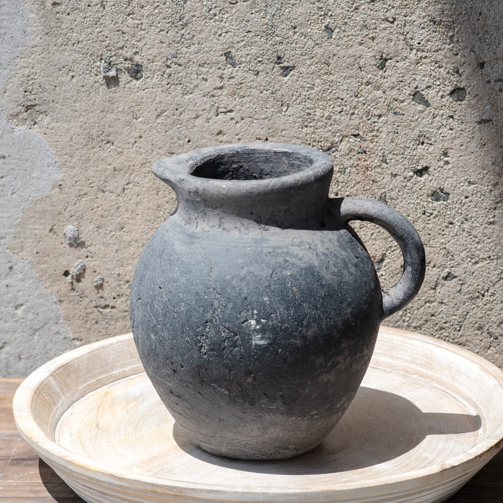 CHARCOAL PITCHER VASE