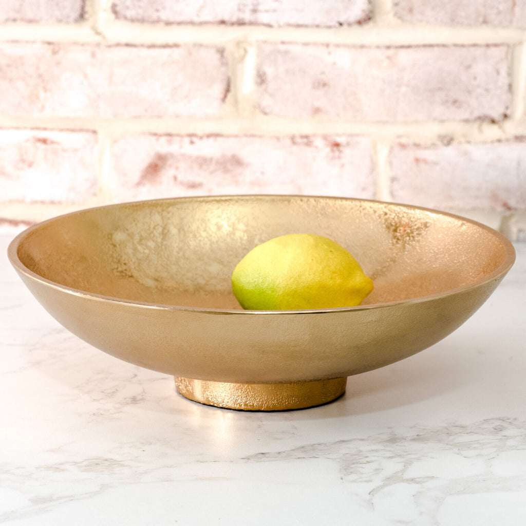 GOLD METAL BOWL