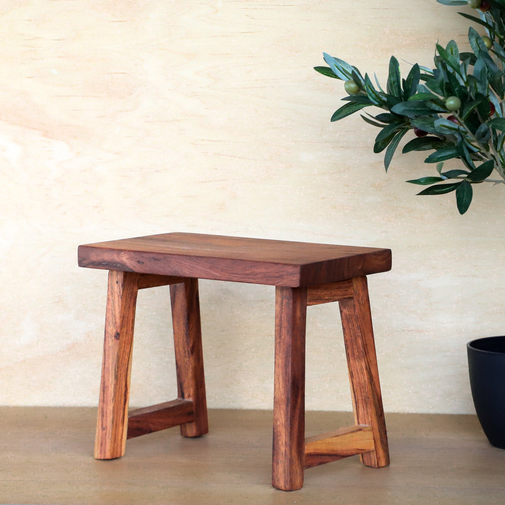 Wooden Plant Stool