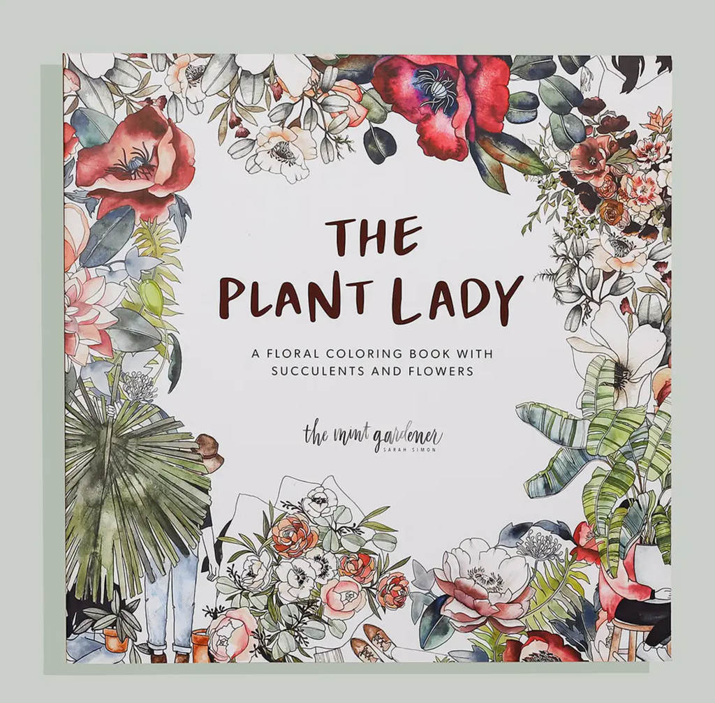 The Plant Lady: Adult Coloring Book