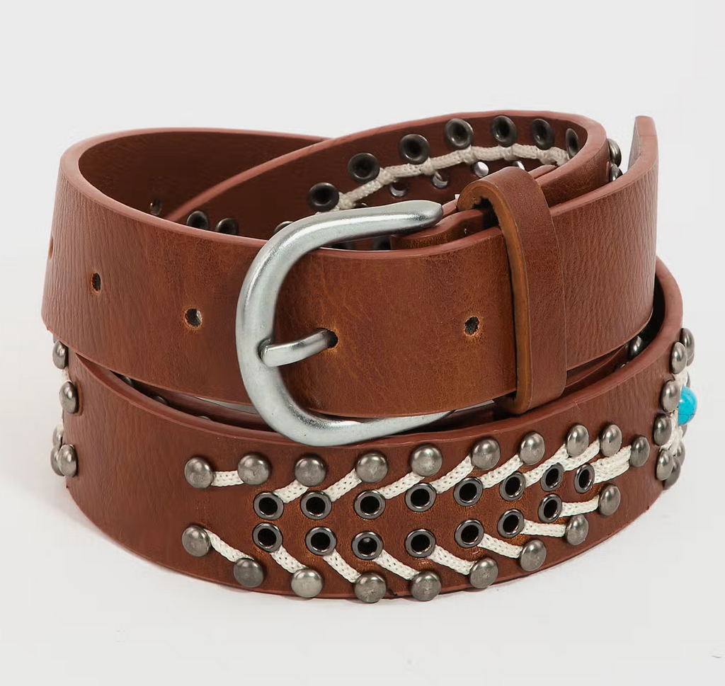 Boho Faux Leather Belt