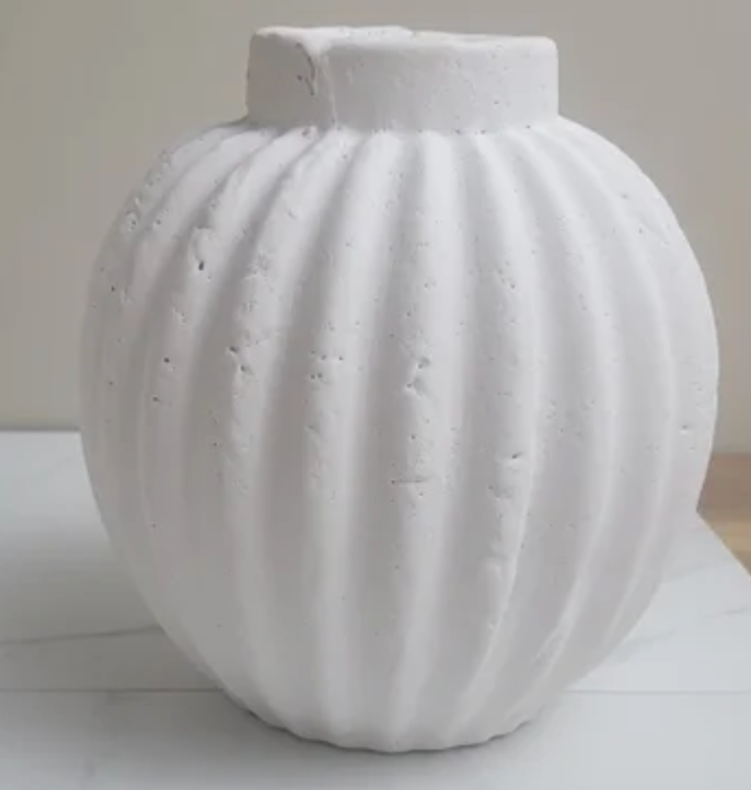 Line Indented Vase