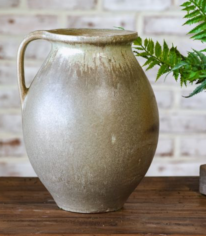 Green Handle Vase