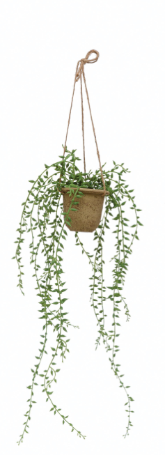Hanging Faux Ivy/Succulent