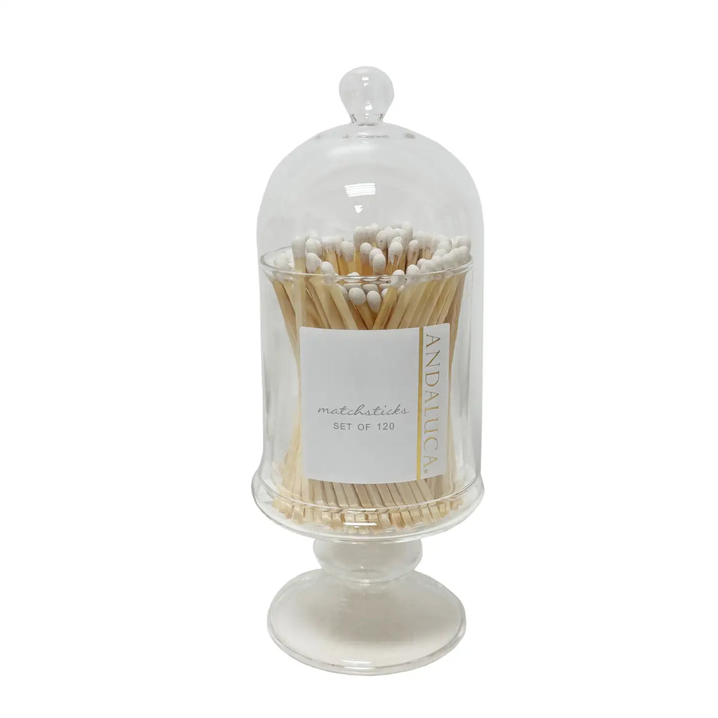 Pedestal Cloche + Matches
