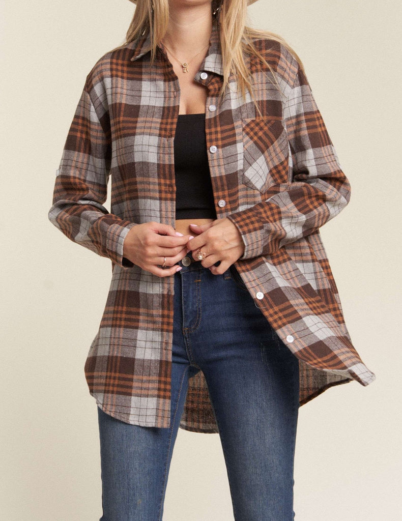 Penny Plaid Top