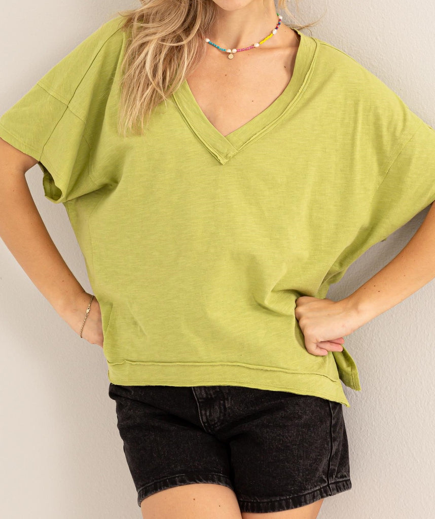 Pale Olive Top