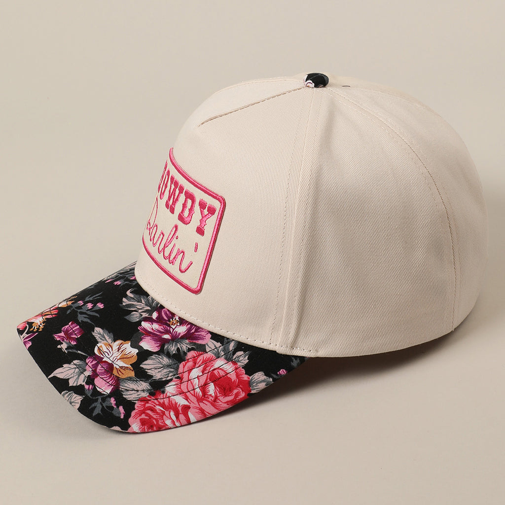 Howdy Floral Cap