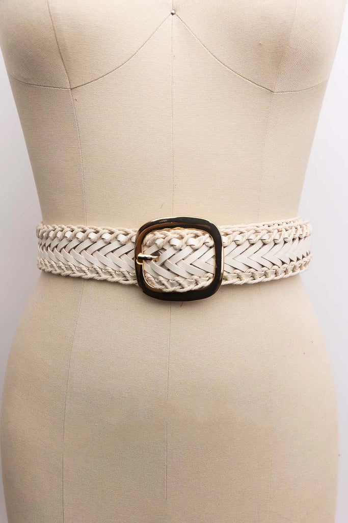 Crochet Trimmed Belt