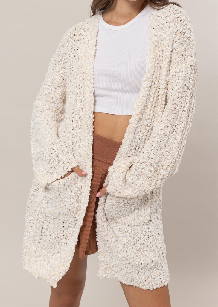 Popcorn Knit Sweater