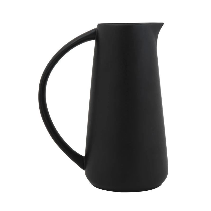 Matte Black Pitcher