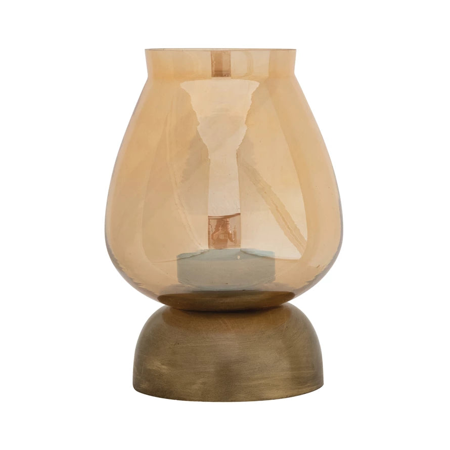 Amber Tea Light Holder