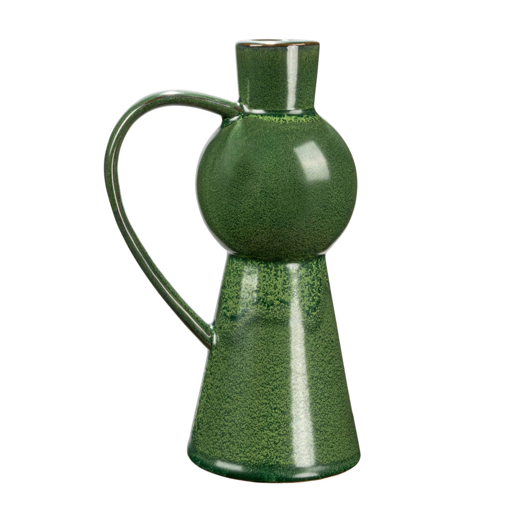 Green Candle Holder