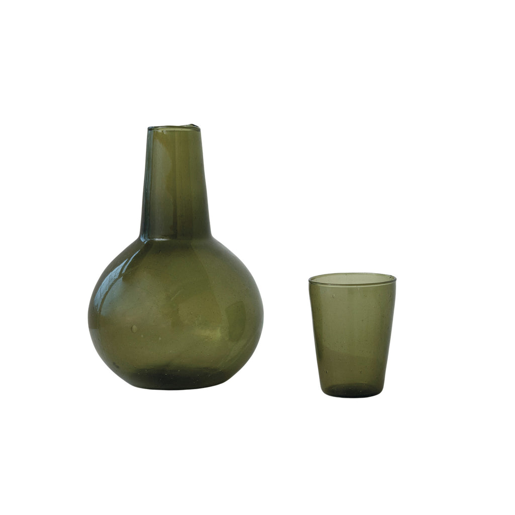 Green Carafe Set