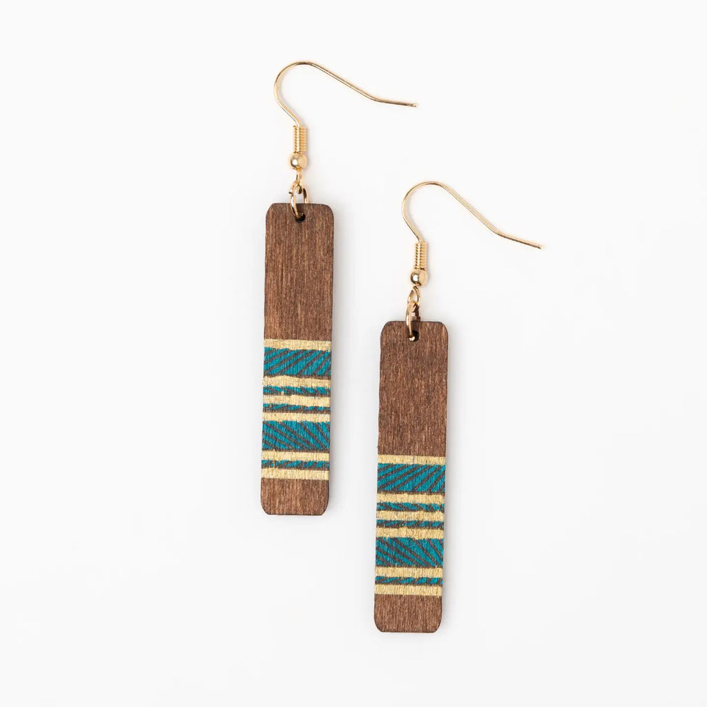 Samira Wooden Dangles