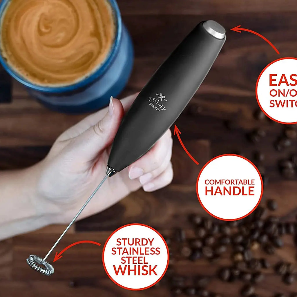 Matte Black Milk Frother