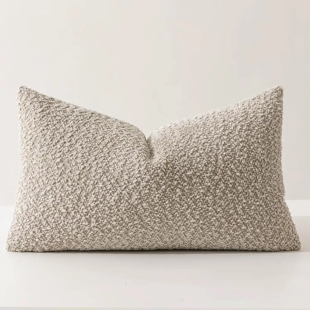Textured Boucle Lumbar Pillow