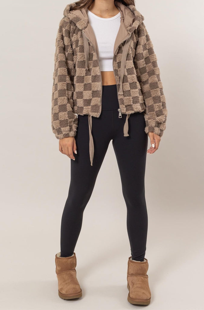 Sherpa Checkered Jacket