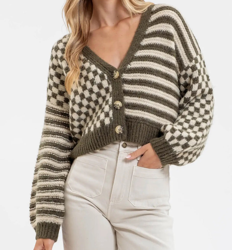 Drop Shoulder Cardi