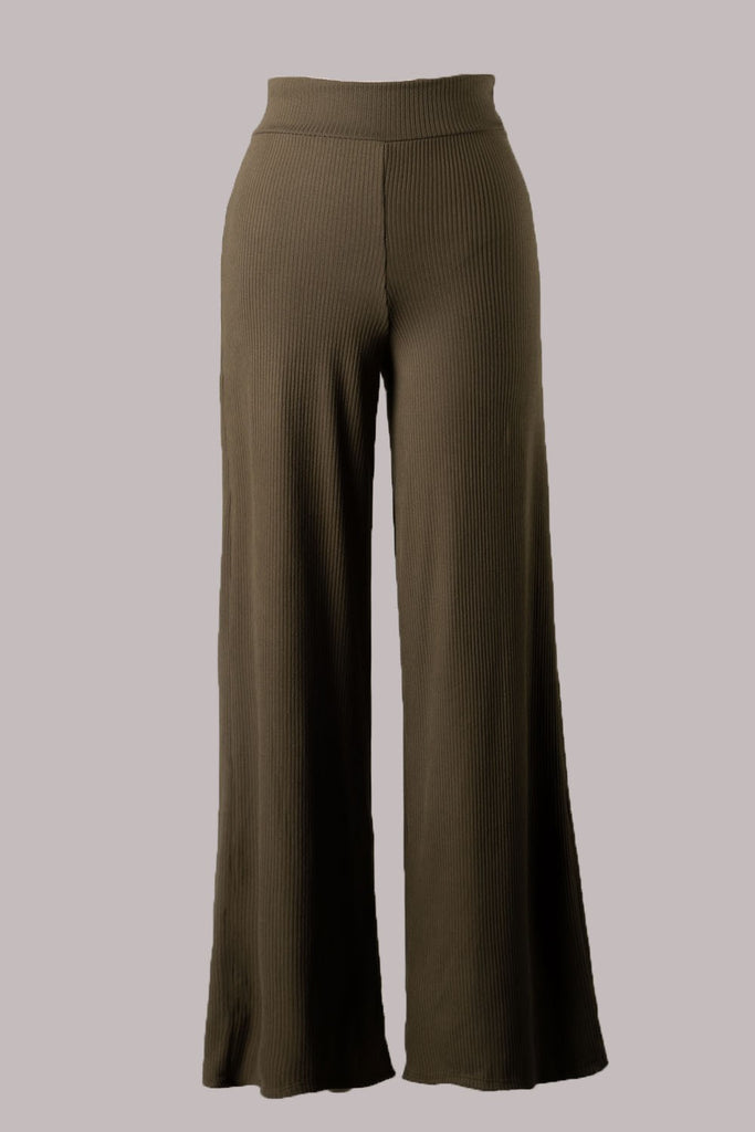 Ribbed Stretch Pants