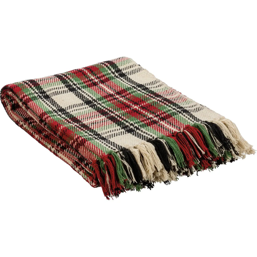 Christmas Plaid Throw