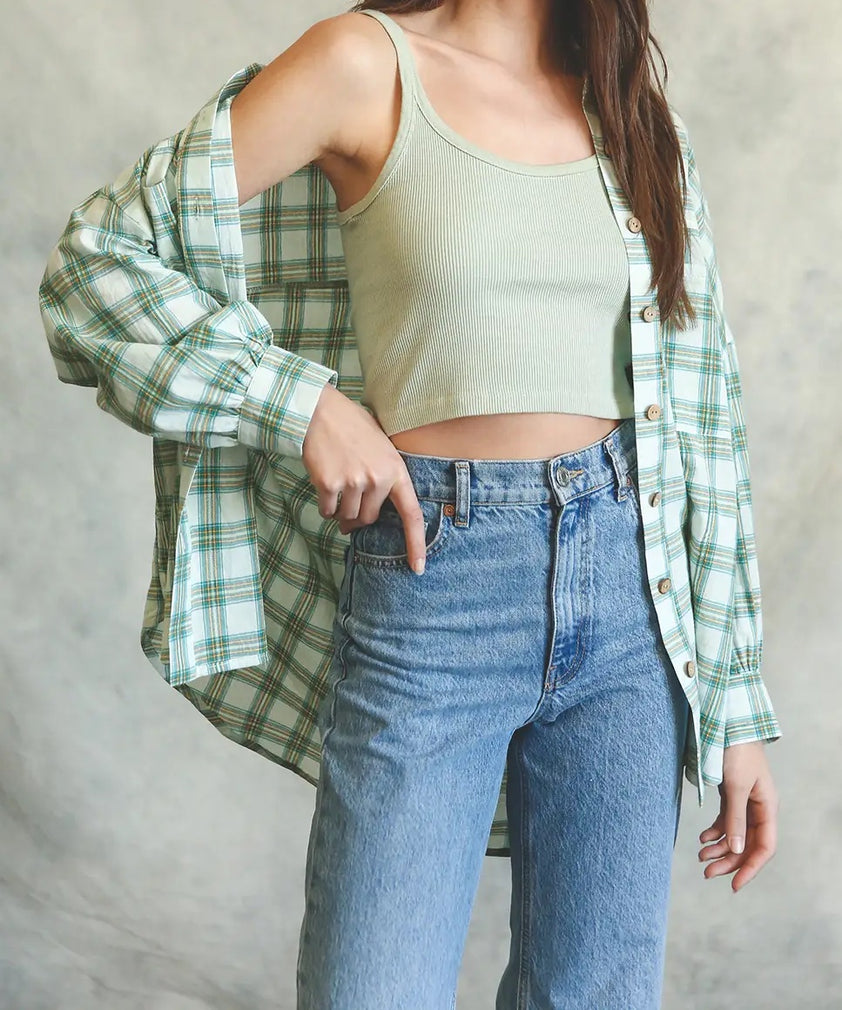 Spring Flannel Top – Rustic Lantern & Co