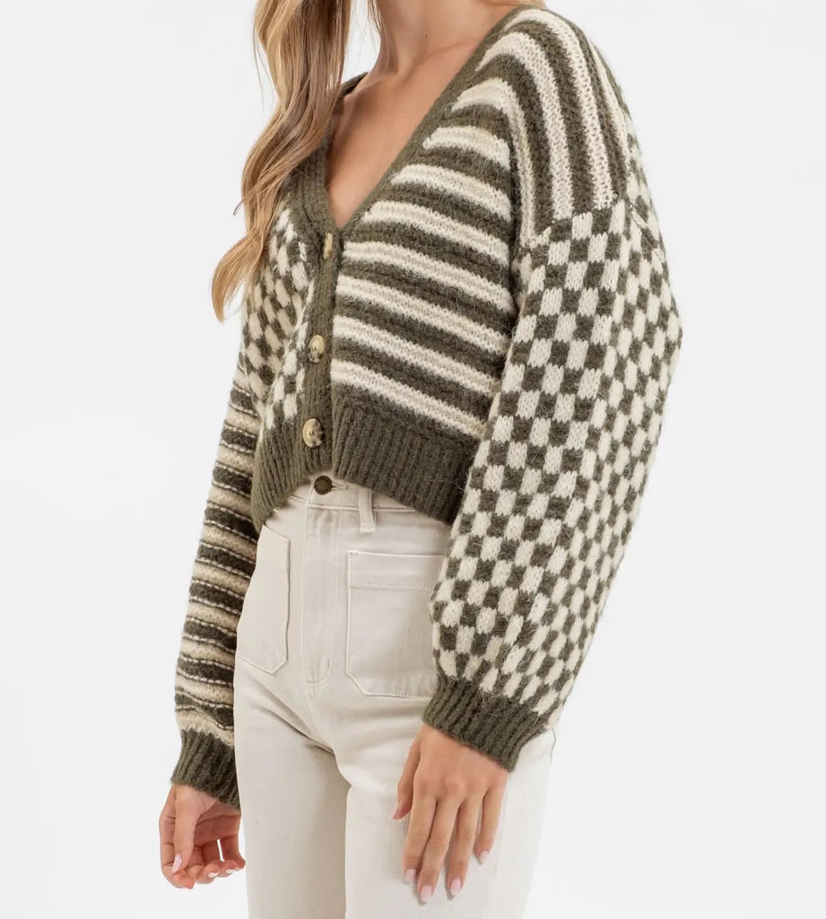 Drop Shoulder Cardi