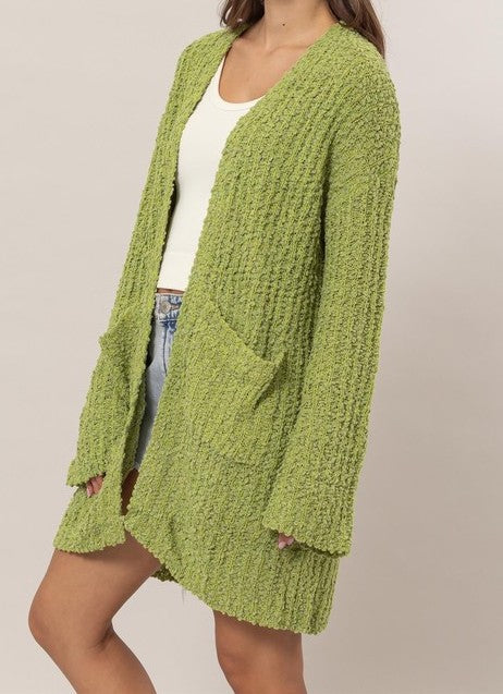 Popcorn Knit Sweater