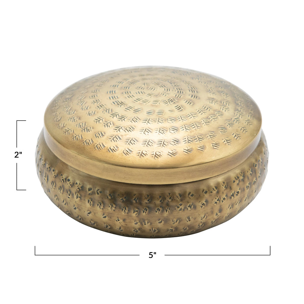 Gold Trinket Box