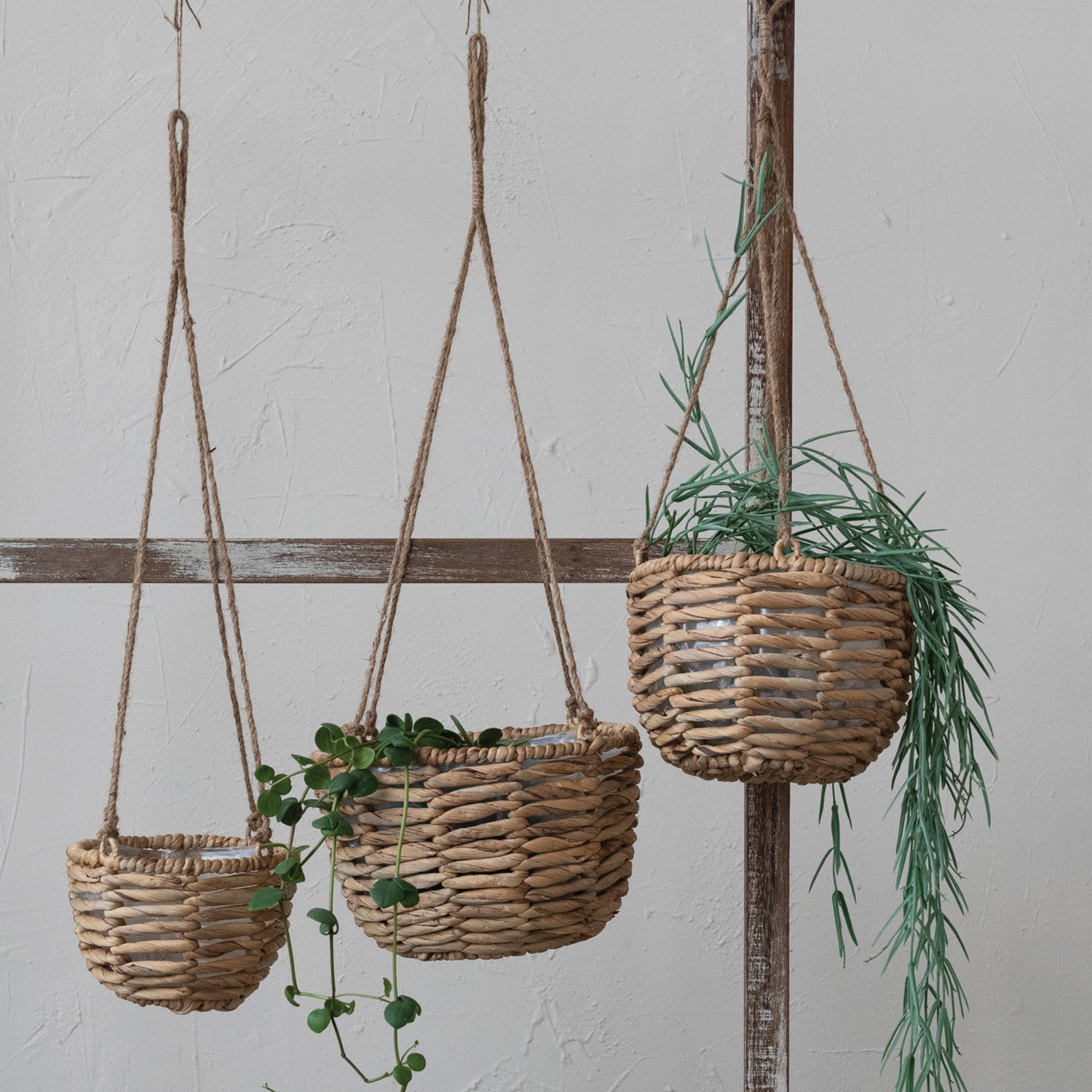 planter hanging baskets Natural Hanging Basket