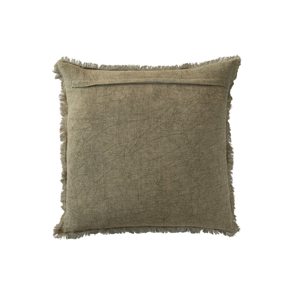 Green Stone Washed Pillow