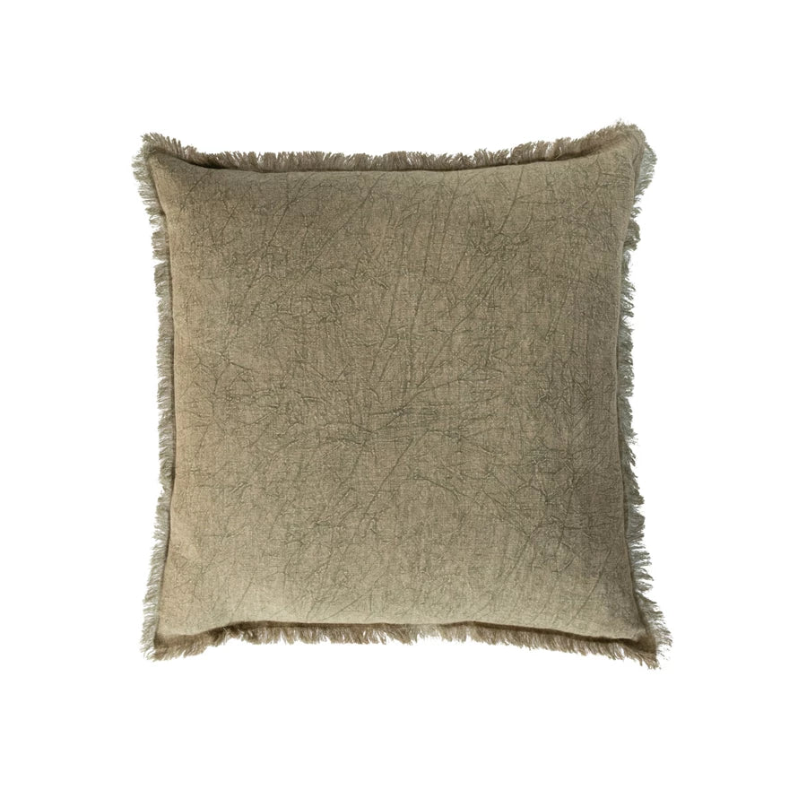 Green Stone Washed Pillow