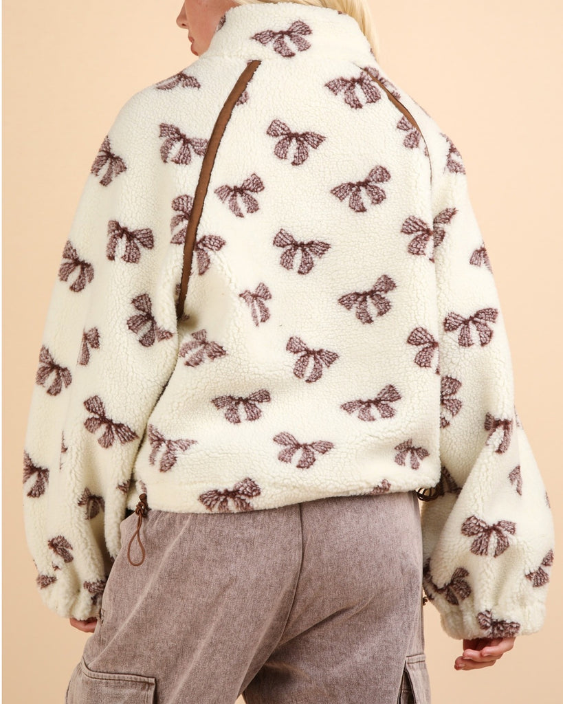 Bow Fleece Pullover