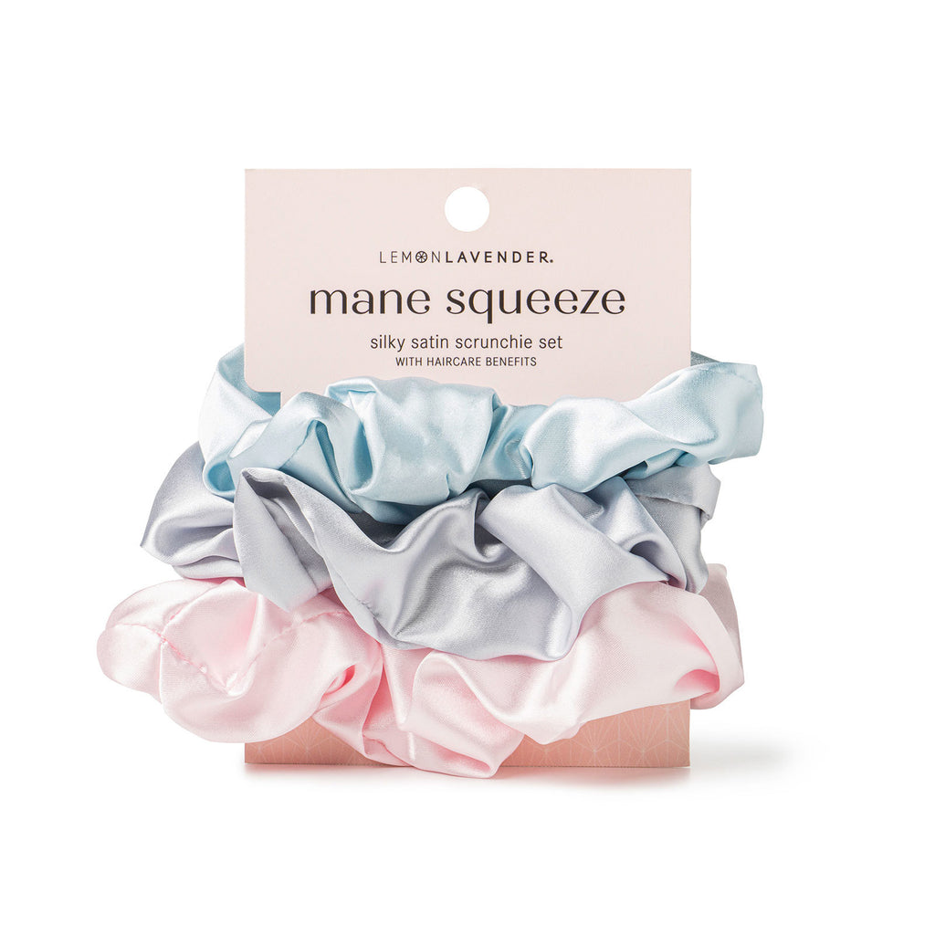 Satin Scrunchies 3pack